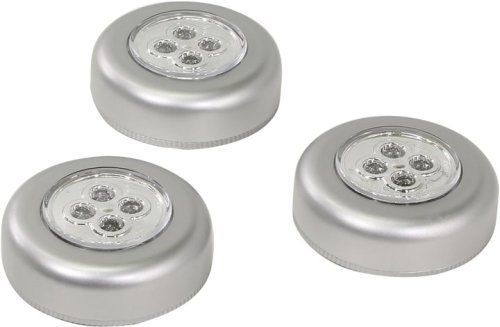 Светильник самоклеящийся Космос "Классика" 3020LED (3хLR03) (уп.3шт)  KOC3020LED картинка 